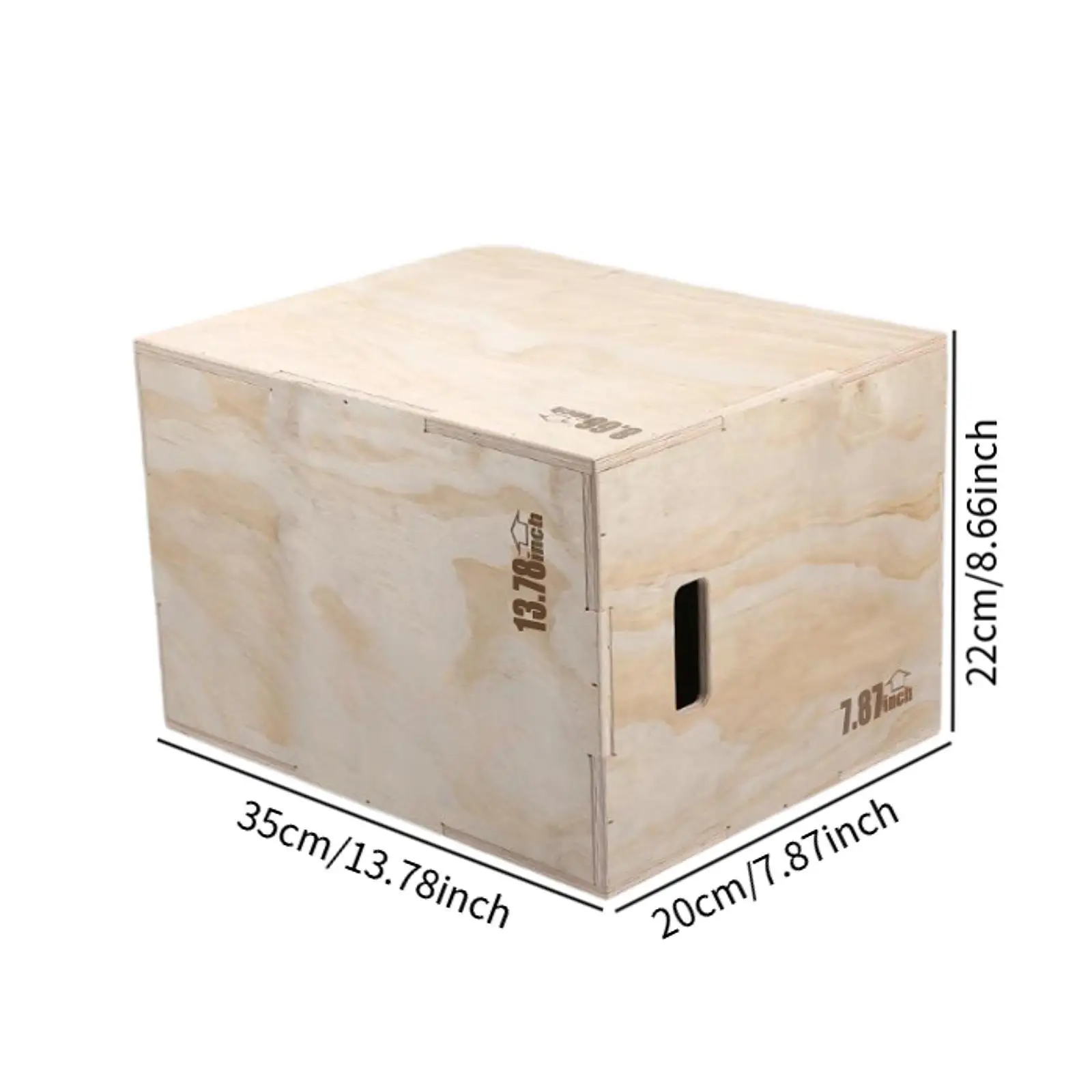Portable Wooden Plyo Box Home Gym Agility Jumping Exercise Equipment for Conditioning Training