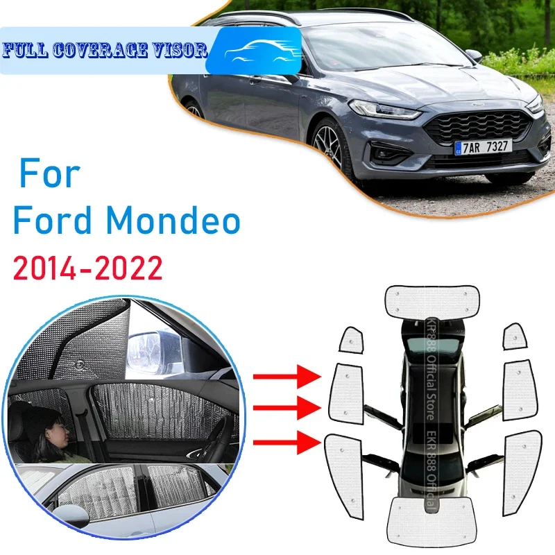 CarFullCoveragesSunshadesForFordMondeoFusionMK5V20142022