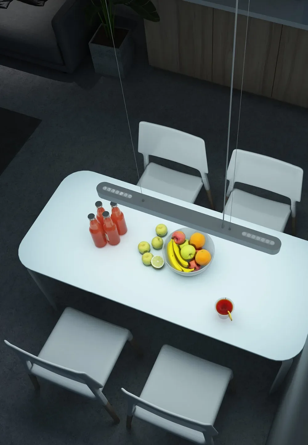 Smart LED Strip Light YEELIGHT Meteorite Smart Dinner Pendant Lights Smart Restaurant Chandelier App Remote Control