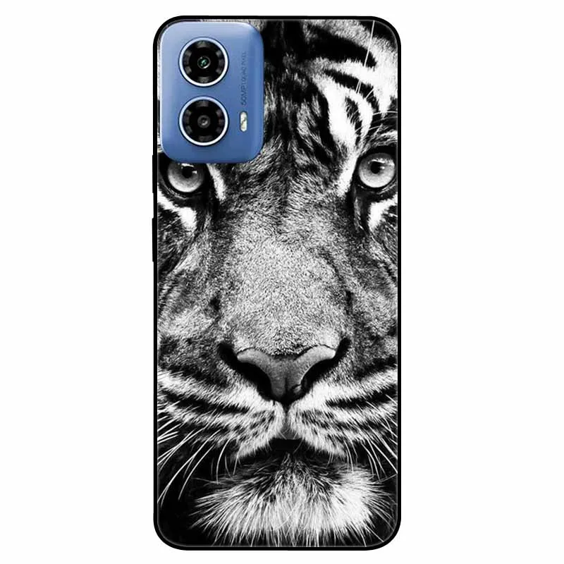 Soft Silicone Fashion Animals TPU Bumper Luxury Phone Case with Painted Design