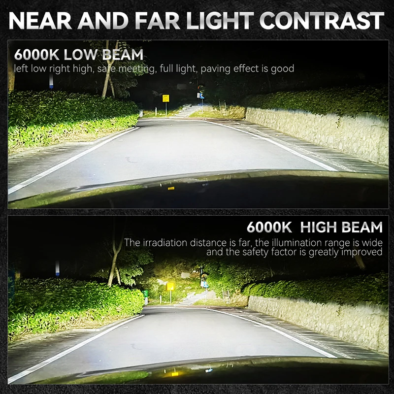 Dualvision D1S D3S LED 헤드라이트 HID D3S D2S D4S D8S 30000LM 300W D1R D2R D3R D4 CANBUS Led 양면 CSP 칩 6000K 플러그 앤 플레이
