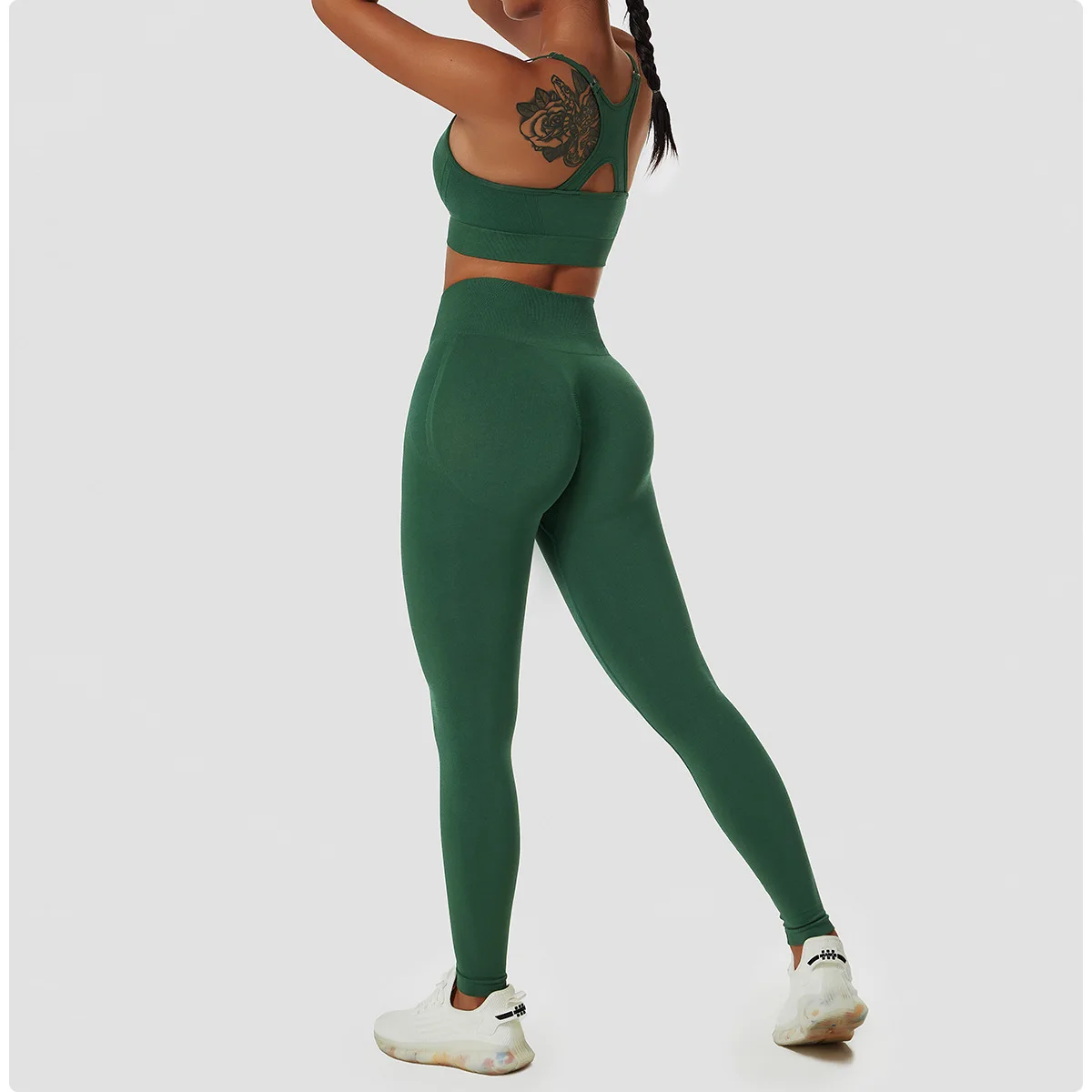 TRENIS Seamless Gym Leggings Women Yoga Pants Sexy High Waist Booty Lifting  Sports Clothing Fitness (Color : Army Green, Size : Small) at   Women's Clothing store