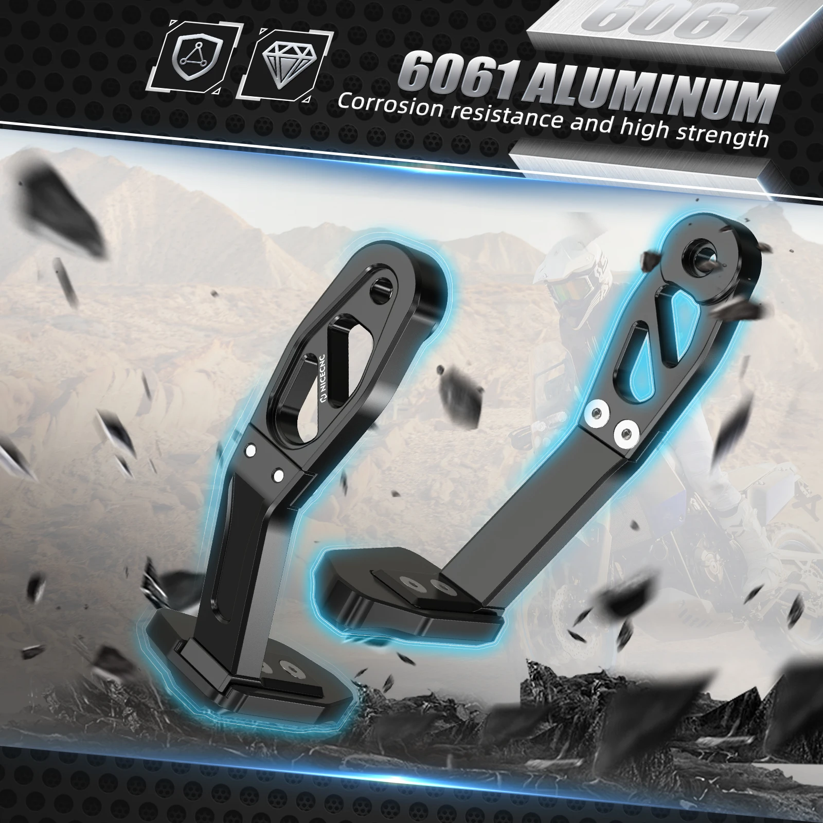 Für Yamaha Tenere 700 T700 XTZ 700 2019-2024 Shorty Bremskupplungshebel Lenkergriffe Schutz TENERE 700 Rally Edition 2020-2024 – Detail 19