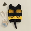 Infant Baby Fall Outfits Baby Girl Boy Bees Romper Set Baby Festival Clothes Baby Halloween Costumes 2