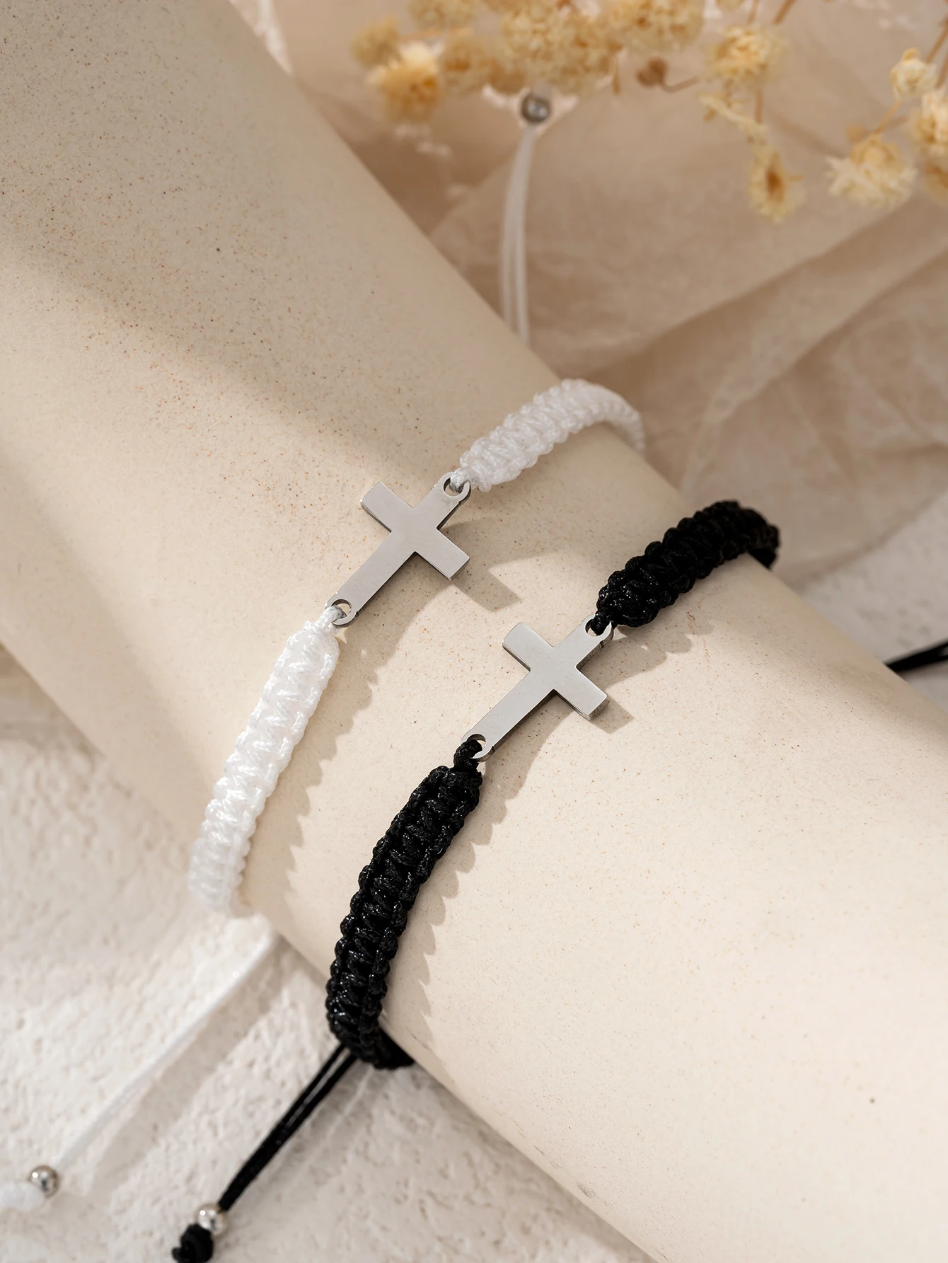 WomenS Fashion Handmade Braided Charm Bracelets