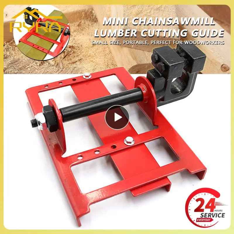 

1PCS Cutting Guide Portable Sawmill Aluminum Steel Accs Tools Milling Mini Vertical Frame Lumber Chainsaw Mill Guided Rail for