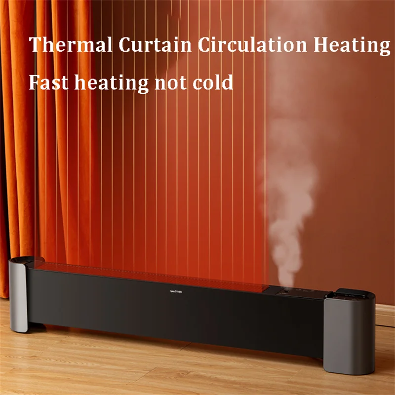 Graphene Skirting Line Heater For Home Remote Control Ir Panel Heater