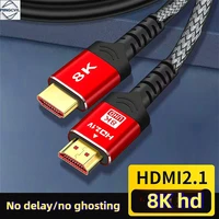 MINGCVIL 48Gbps HDMI-compatible Cable 8K 60Hz 1m 2m 3m 5m HDMI-compatible 2.1 Cable 4K 120Hz HDR 3D Effect Video for HDTV PC