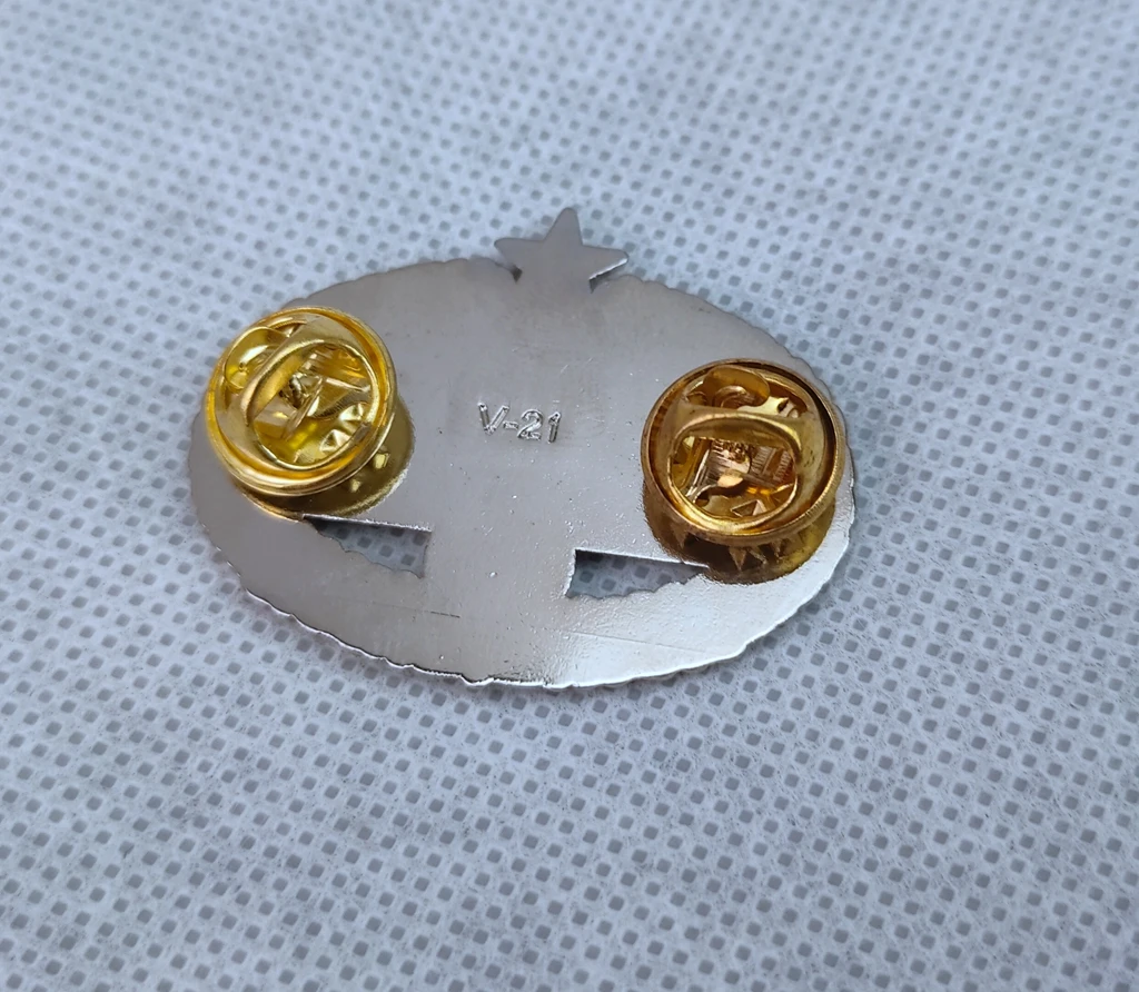 U.S. ARMY 2ND AWARD COMBAT MEDICAL Insignia Metal BADGE PIN