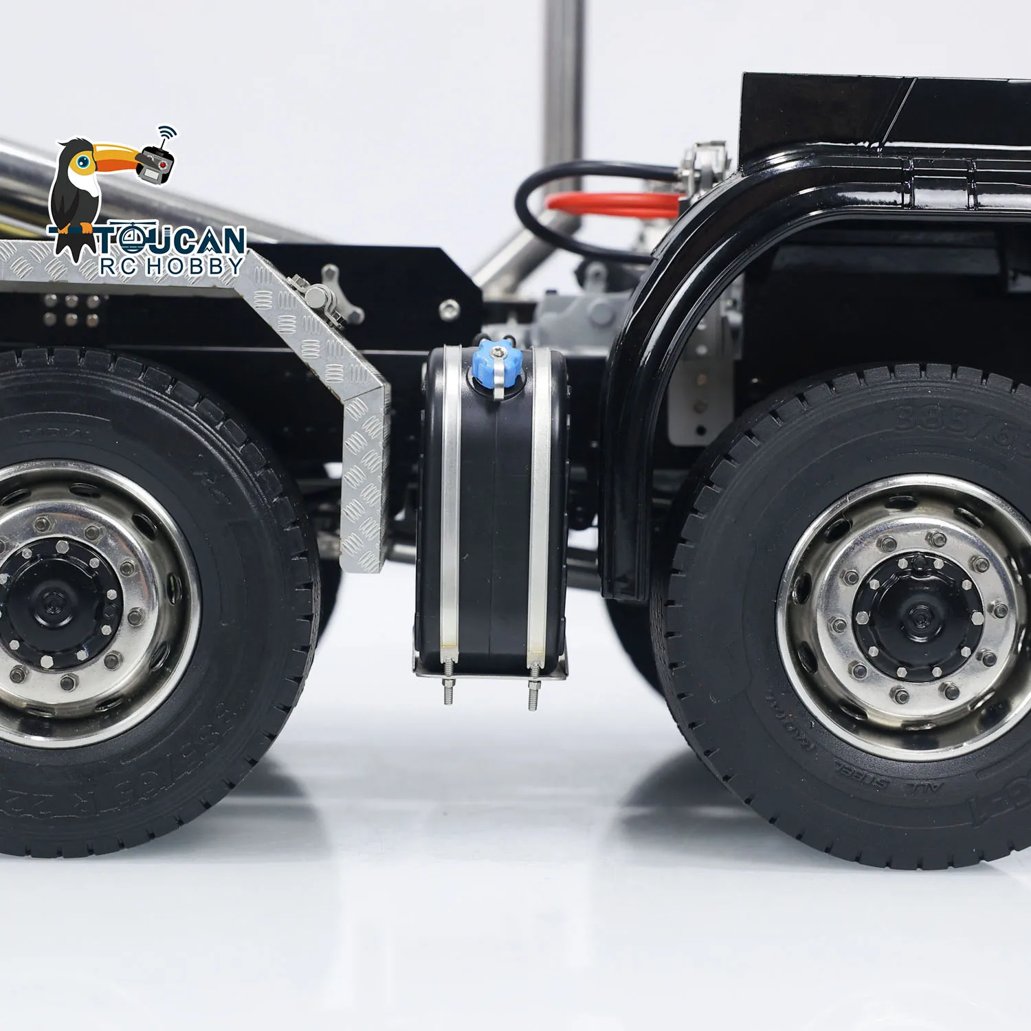 1/14 RC Hydraulic Metal Dump Truck 8x8 3-speed Gearbox Dumper Car Differential Lock Axles Tipper Truck Model Toy Gift 6