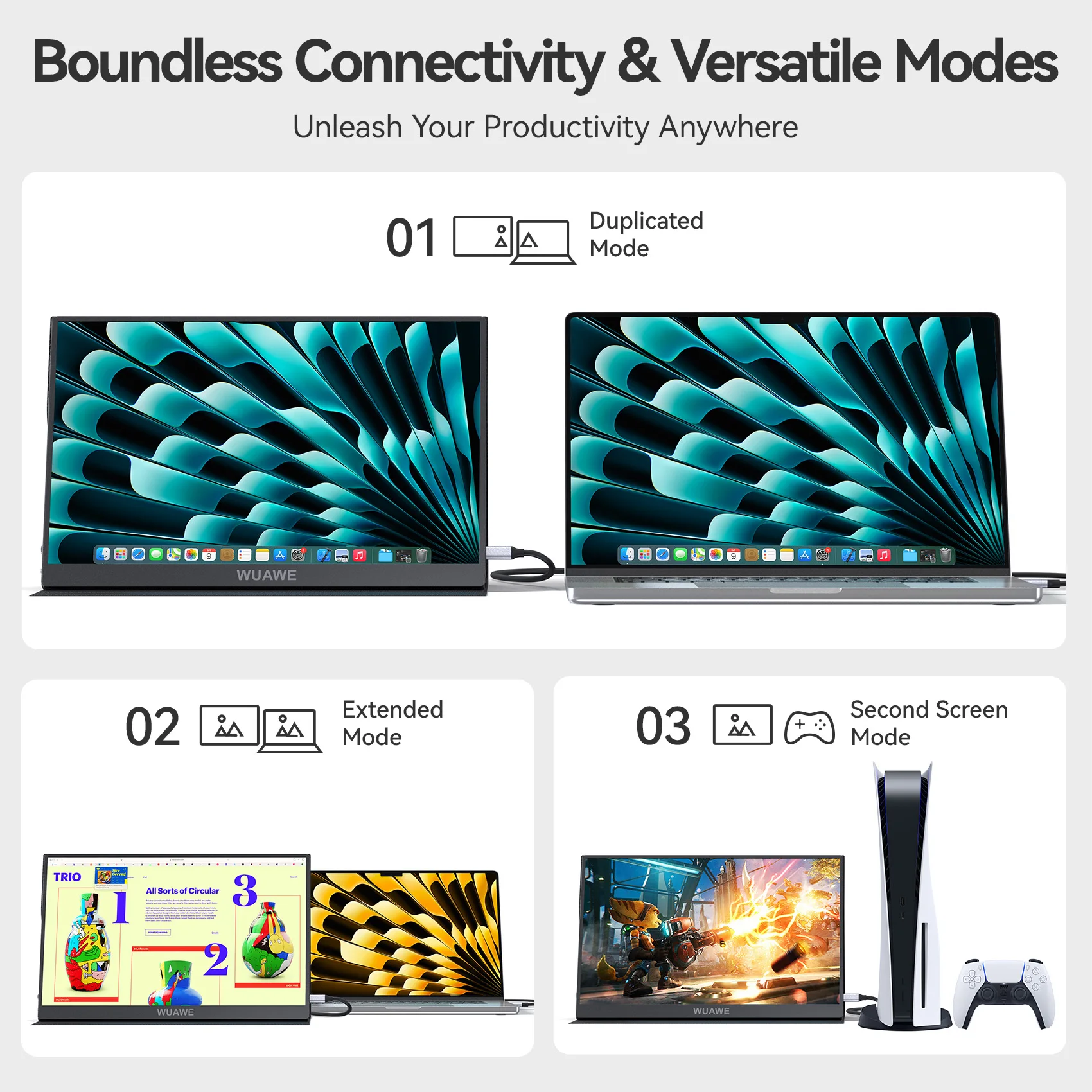 WUAWE ƮϿ ̹ ޴ , 1200P PC ÷, IPS LCD, FHD ̹   ° ǻ ȭ, 16 ġ, 60HZ, ǰ
