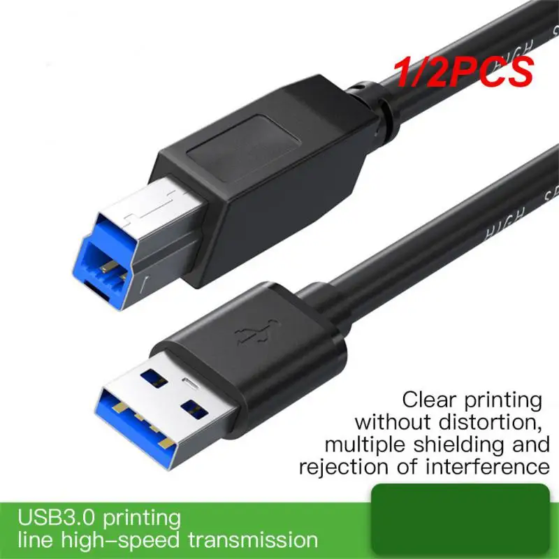 

1/2 шт. высокоскоростной шнур для синхронизации данных USB 0,5/1/1.5/2/квадратный Кабель для принтера