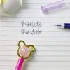 Cute Cartoon Crystal Bear Gel Ink Pens Kawaii Stationery Material Gel Pen 4