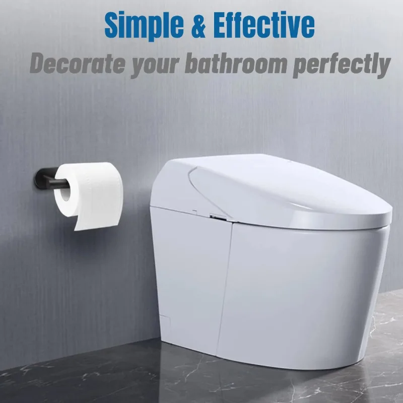 Toilet Paper Holder Toilet Paper Rack Toilet Roll Holder Adhesive Toilet Paper Holder No Drilling Stainless Steel Toilet Roll Holder Stick on Wall Storage Rack for Bathroom Kitchen RV