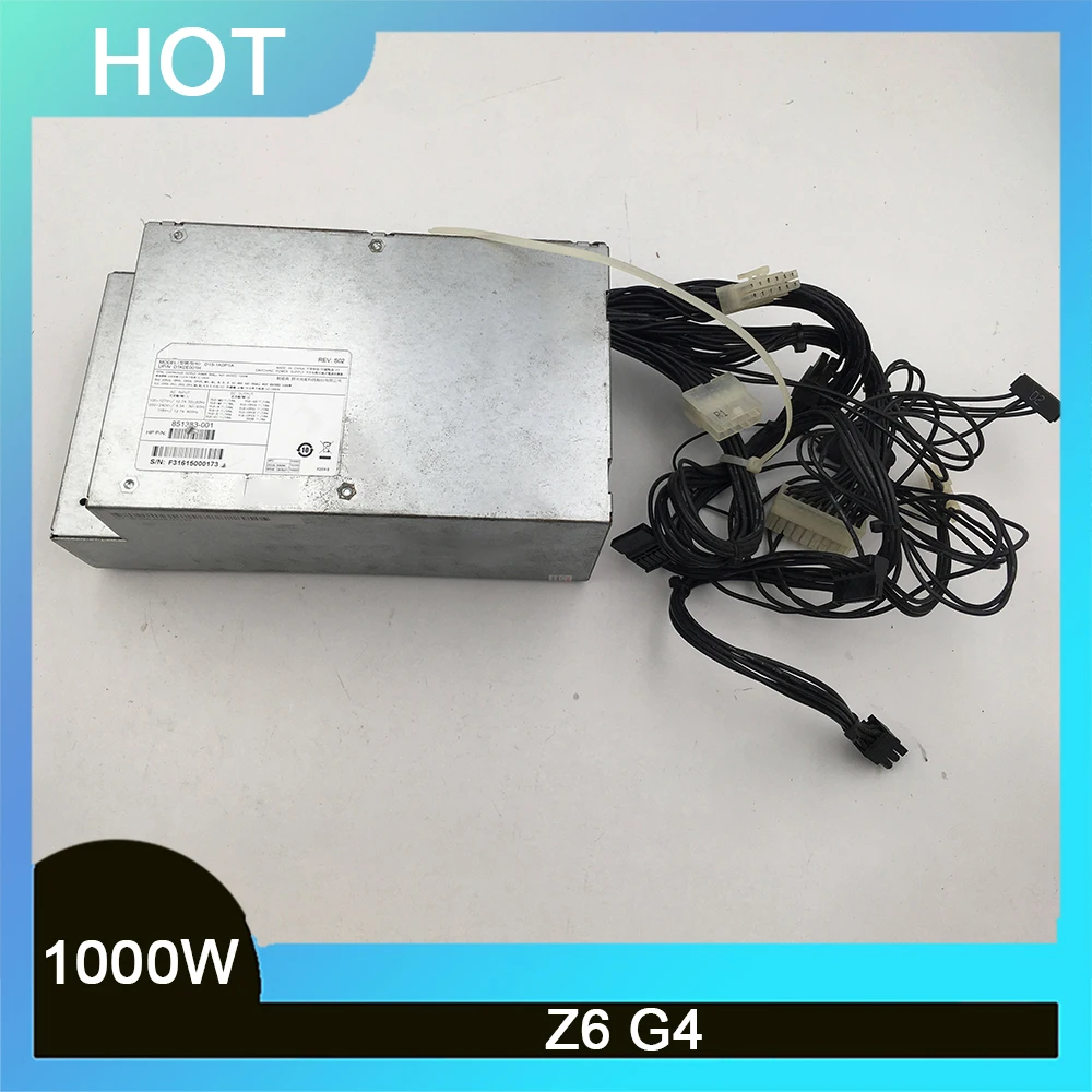 High Quality For HP Z6 G4 Power Supply D15-1K0P1A 851383-001 1000W Fast Ship 1 High Quality For HP Z6 G4 Power Supply D15 1K0P1A 851383 001 1000W Fast Ship