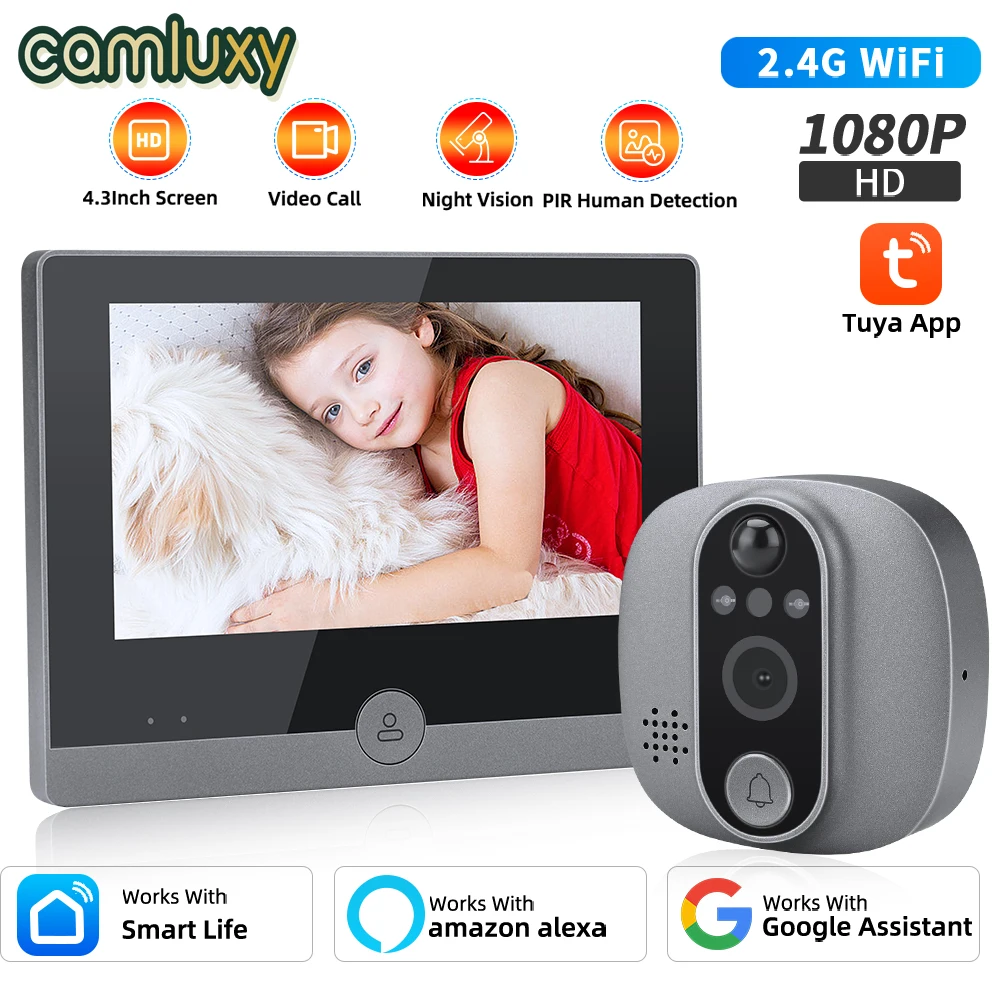 camluxy-sonnette-wi-fi-tuya-43-pouces-camera-hd-1080p-grand-angle-137-°-pir-infrarouge-detection-de-mouvement-nocturne