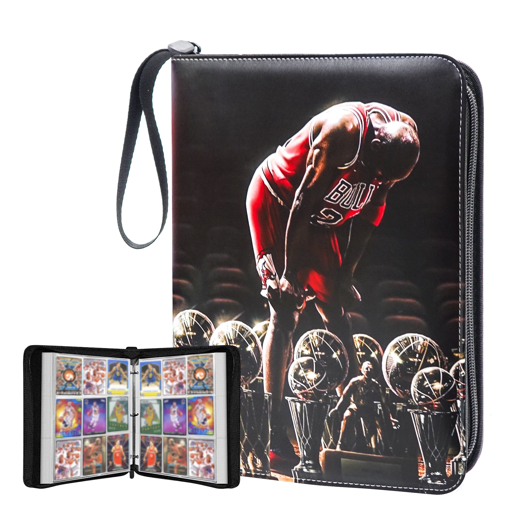 Raccoglitore Per Carte Da Basket Con 900 Tasche - Album Con Maniche Rimovibili, Impermeabile, Per Carte 2024-25