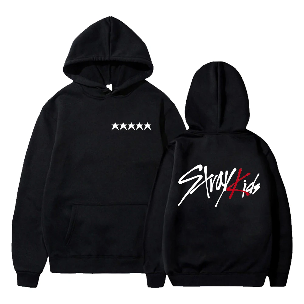 

Kpop Stray Kids Merch 5-Star Album Hoodie Unisex Long Sleeve Streetwear Women Men Sweatshirt 2023 Hip Hop Fashion Clothes
