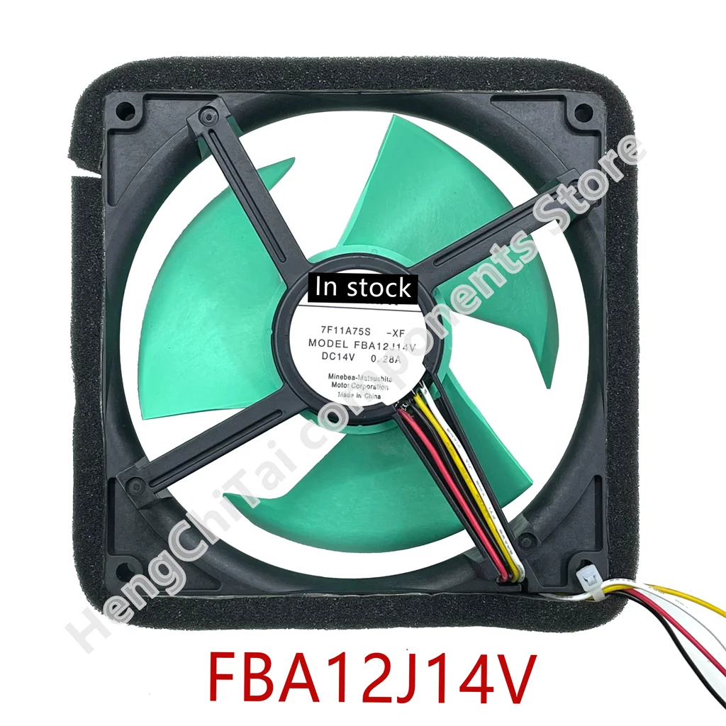 

Original 100% working FBA12J14V DC14V 0.28A for Refrigerator cooling fan
