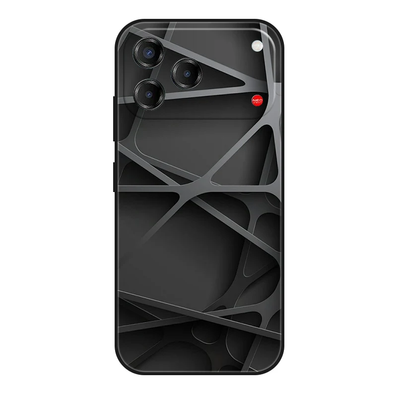 Sleek Black Matte Fashion Phone Case - Slim Soft TPU