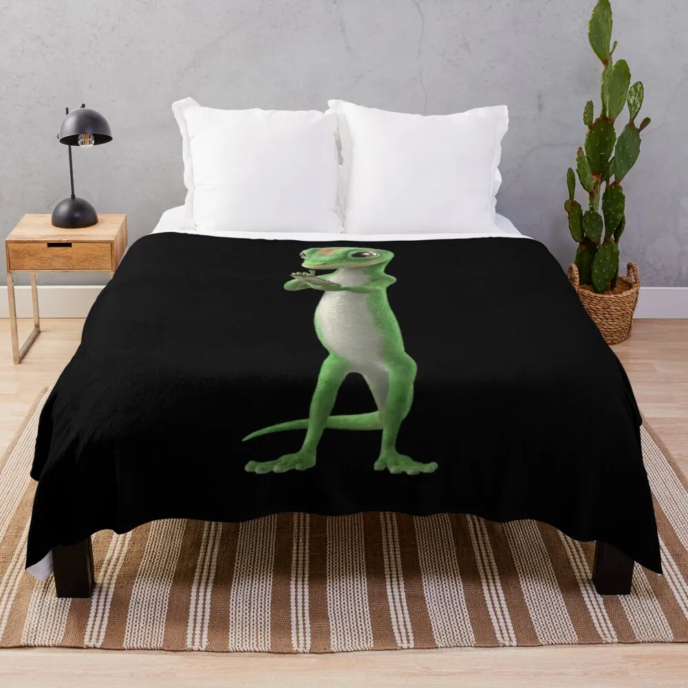 

Мужская футболка Geico Gecko, трендовая футболка с графическим рисунком, винтажное одеяло