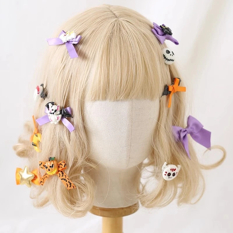 10 PCS/Set New Arrival Sweet Sheep Ear Headband Cute Sheep Hair Clip Lolita Headwear Lovely Girl Hair Accessories Free Ship