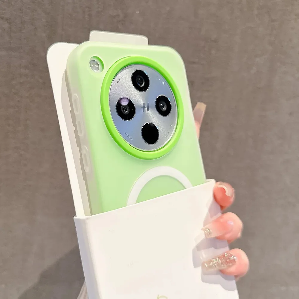 Luxury Candy 2-in-1 Matte Magnetic Magsafe-Compatible Wireless Charging Clear Soft Cover Case