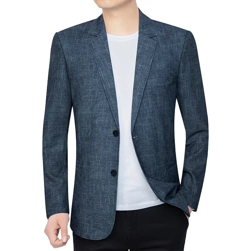 Men Breathable Mesh Blazers Jackets Suits Coats