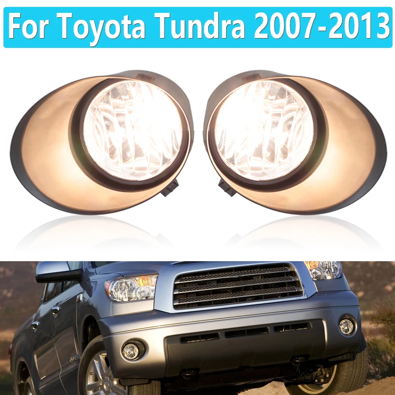 

Halogen Fog Light For Toyota Tundra 2007 2008 2009 2010 2011 2012 2013 Fog Lamp Bulb H11 12V 55W With Wiring kit and Switch