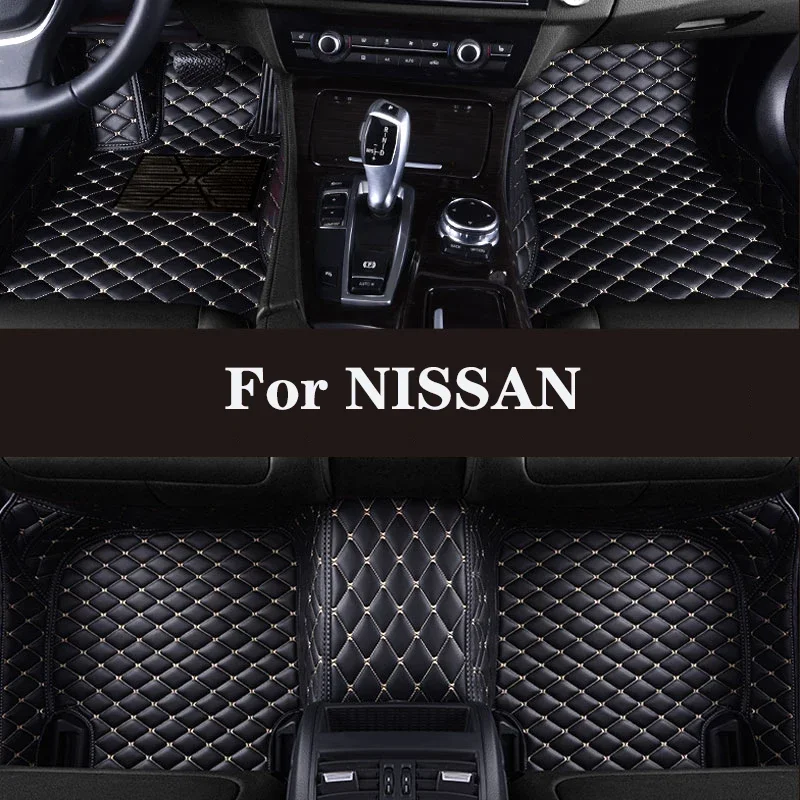 

Full Surround Custom Leather Car Floor Mat For NISSAN Sunny Sulphy Teana J31/J32/L33 Titan Sentra Qashqai J10/J11 Auto Parts