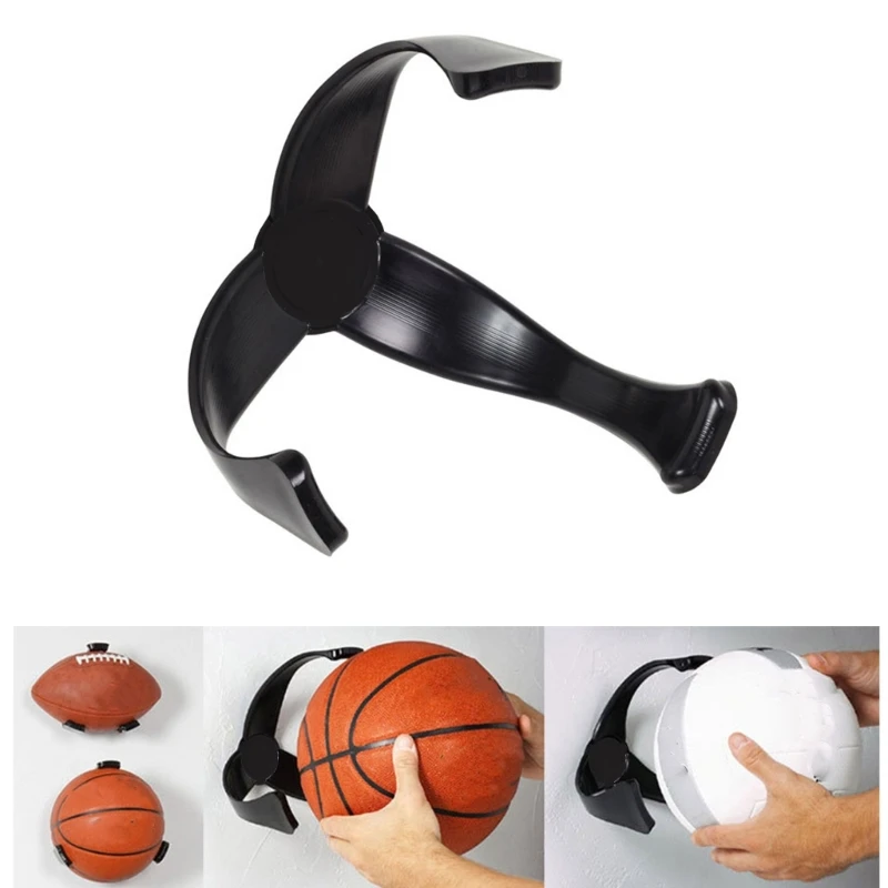 

1Pc Wall Mount Basketball Holder Soccer Ball Claws, Football, Volleyball Sports Ball Storage Display Rack Space Saver