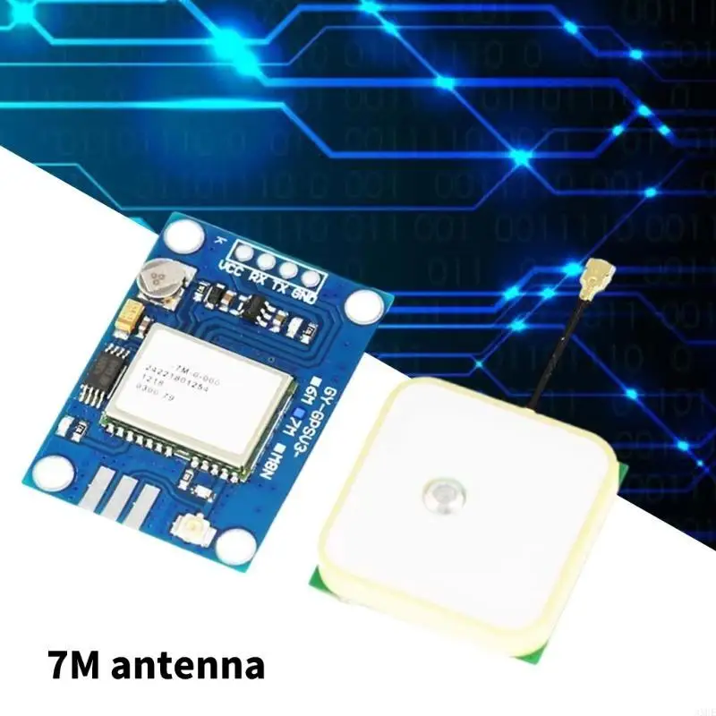 큰 안테나 25x25mm로 6m에 대한 GY-GPS6MV2 신호 모듈 및 실외 사진 3xue를 나타내는 LED