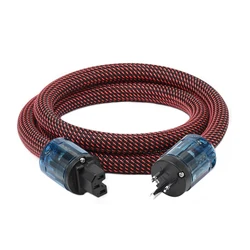 Premium HiFi Power Cable with High - Purity 6N OFC Wire and High - Quality Plug - 1m (US Plug)