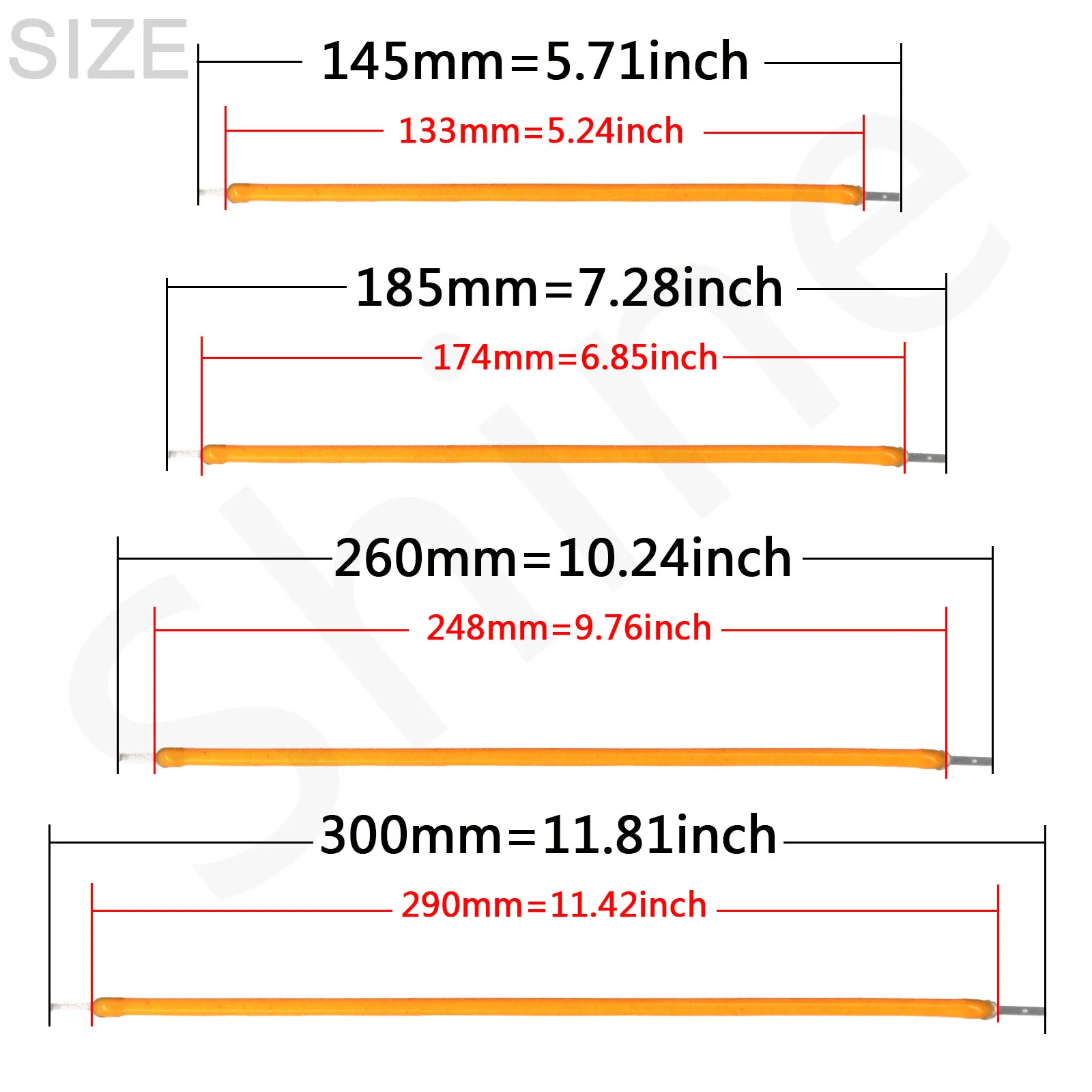 10 pz 3V COB LED filamento flessibile 38mm 60mm 95mm 80mm 130mm 145mm 185mm 260mm 300mm lampadina Edison parti della lampada LED decorazione a diodi