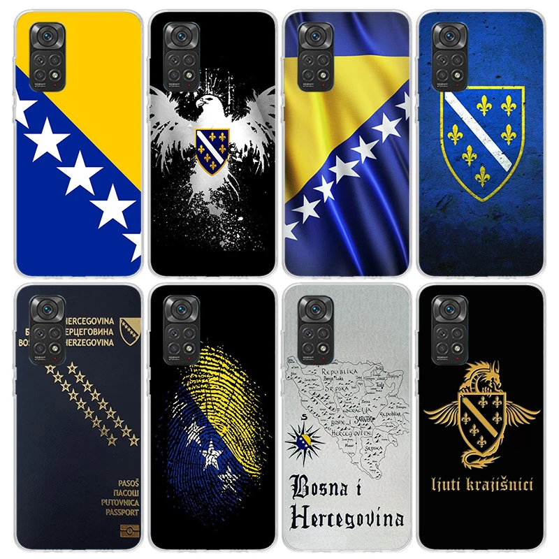 Bosnia-And-Herzegovina-Flag-Phone-Case-For-Xiaomi-Redmi-Note-13-12-11 ...
