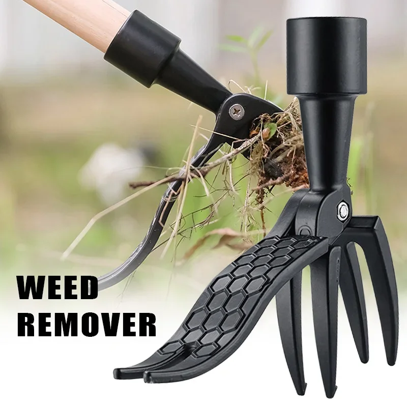 

Stand Up Weed Puller Claw Aluminum Alloy Manual Weeding Head Replacement Garden Digging Grass Shovel Tool Root Remover No Pole
