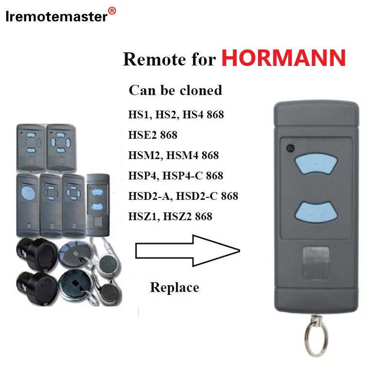 Per Hormann Hse2 Hsm4 Hsz1 868 Telecomando Hormann Hs2 Hs4 868.3Mhz Telecomando Per Garage 868Mhz