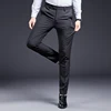 High Quality Men Suit Pants Smart Casual Office Trousers Business Pants For Men Wedding Party Dress Trousers Mens Stripe Pants 4