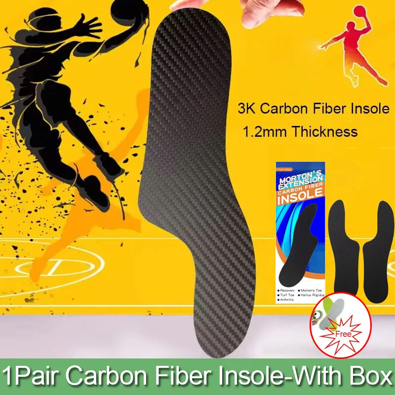 Premium Carbon Fiber Insoles for Enhanced Comfort and Support