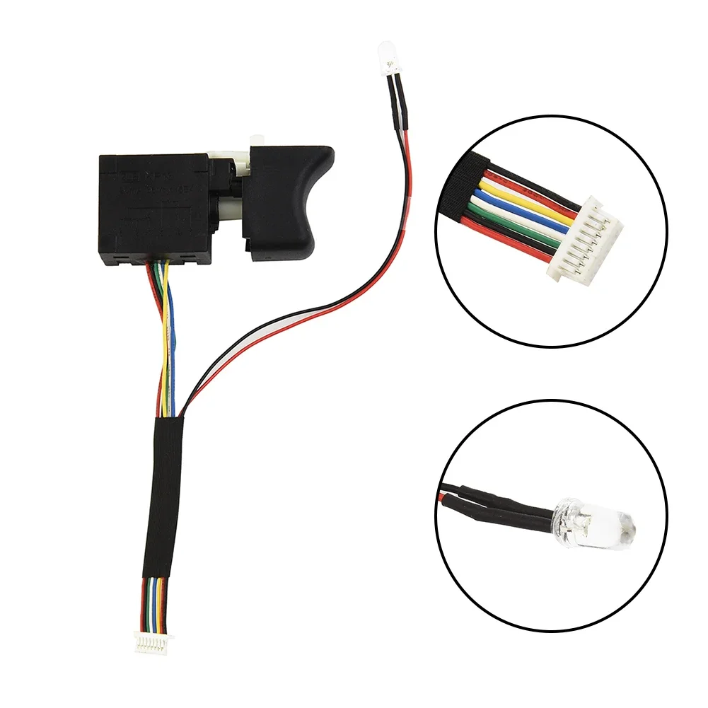 

7.2V‑24V Drill Speed Switch Brushless For 2106/161/169 Electric Wrench Drill Switch Maximum 16A Adjustable Power Tool Parts