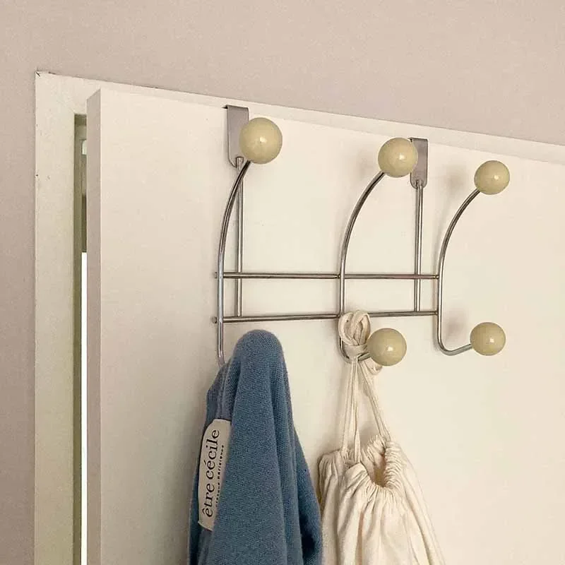 Storage Hook Door Hook Portable Door Hook Hanging Coat Rack Without Drilling Multifunctional Bedroom Storages Hanger Kitchen Organizer Home Accessories