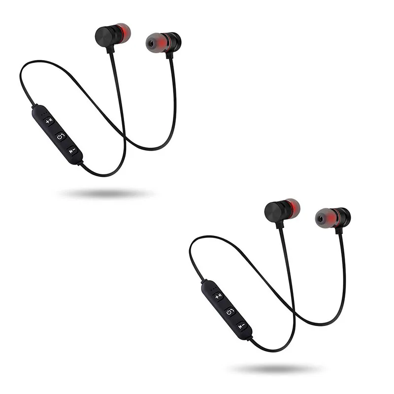 Wireless Bluetooth Headphones Magnetic Neckband Sport Earbuds_voghion.com