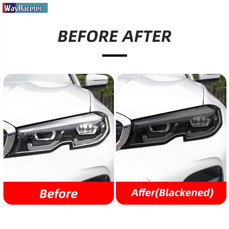 Kohle faser Scheinwerfer Augenlider Trimmen, Scheinwerfer Augenbrauen  Abdeckung Dekoration Styling Aufkleber für BMW 3er Serie F30 320i 325i 316i  - AliExpress