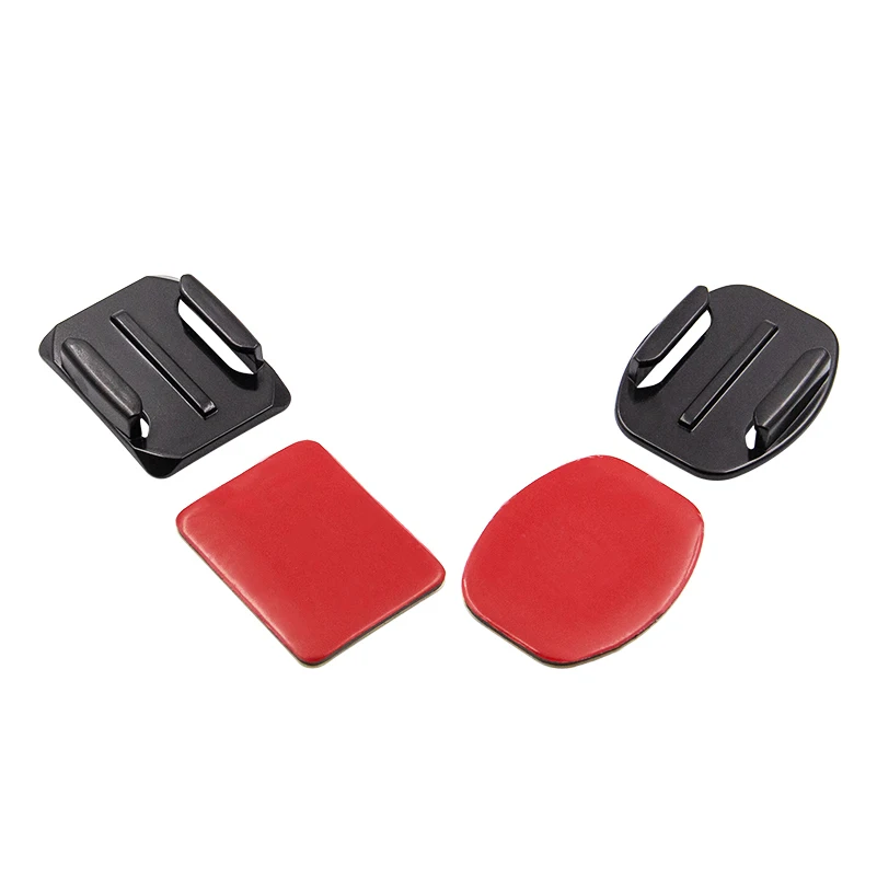 Support adhésif 3M pour GoPro Hero 5/4/3, fixation solide et réutilisable, appliqué sur une surface plane.