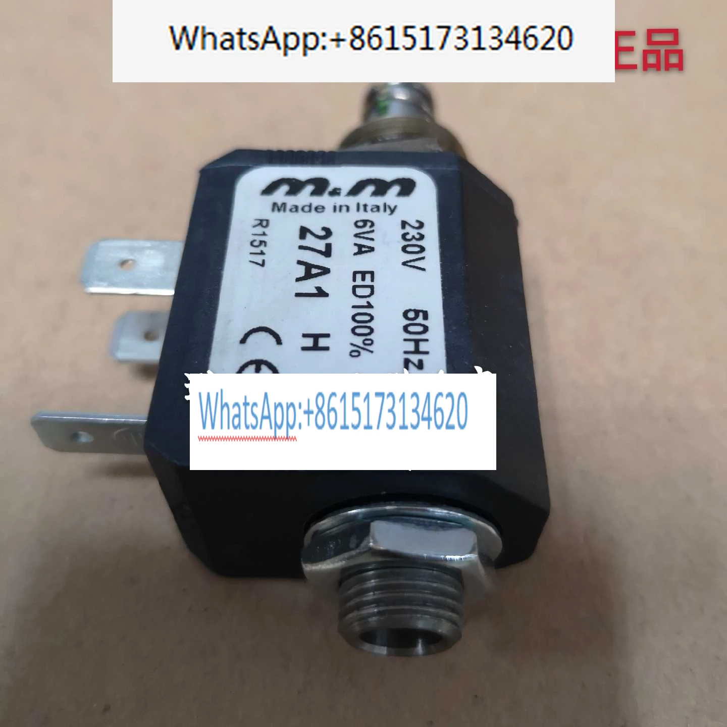 

Italian M&M solenoid valve 27A18 2400 2250 2700 air compressor supporting solenoid valve assembly