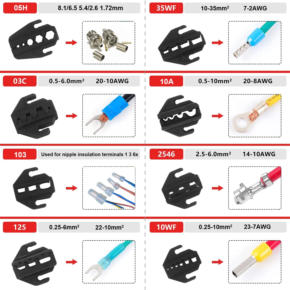 VK-40J Crimping Pliers for Cable Terminals