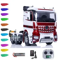 Customized 1/14 RC Tractor Truck Model RTR 6x4 Remote Control Painted Car 3363 Opened Doors Light Sound TOUCAN HOBBY THZH1645 2
