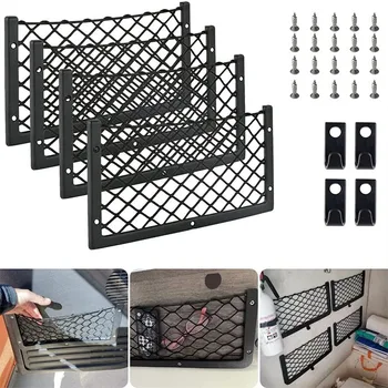 Elastic Car Seat Back Mesh Organizer 1