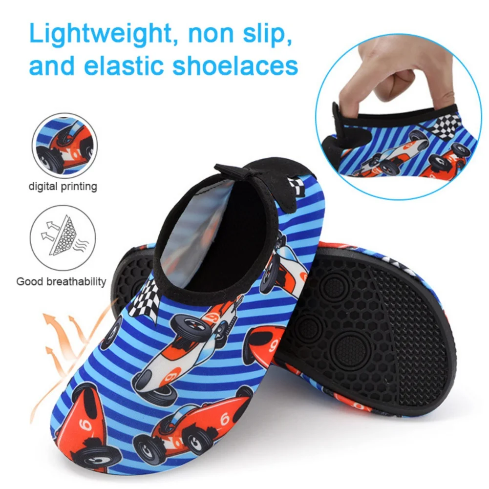 Children Water Beach Shoes Girls Boys Swimming Shoes Quick-Drying Aqua Soft Floor Indoor Slippers Snorkeling Swim Socks