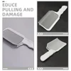 3 Pcs Combs Men's Blending Friend Fade Dilute Barber Haircut for Stylist Light Grey Tool Man 4